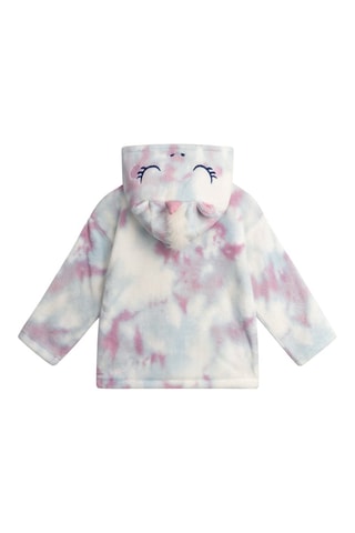 Chaqueta con capucha tie-dye - Crudo