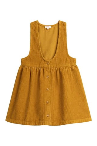Vestido de pana - Mostaza