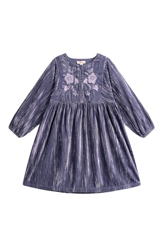 Vestido de terciopelo - Violeta