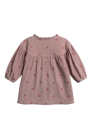 Vestido de terciopelo - Rosa empolvado