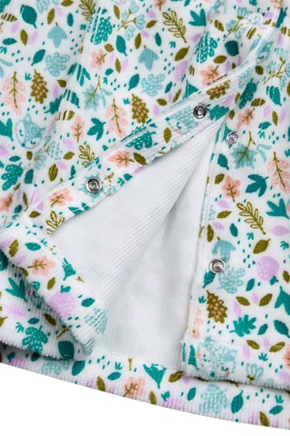 Vestido de terciopelo - Crudo