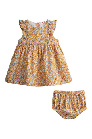 Vestido y cubrepañal - Crudo