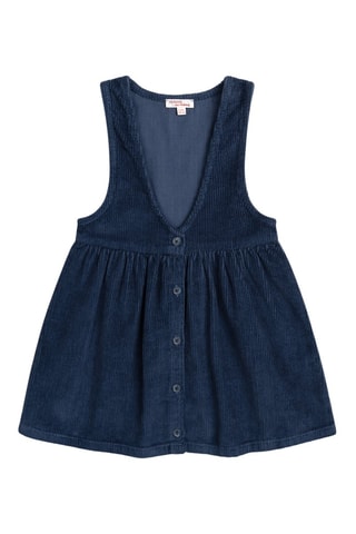 Vestido de terciopelo - Azul petróleo