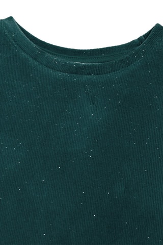 Vestido de terciopelo - Verde esmeralda
