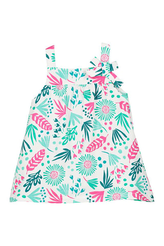 Vestido sin mangas - Blanco