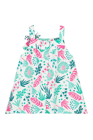 Vestido sin mangas - Blanco