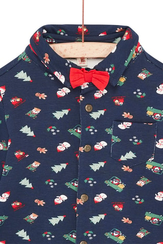 Camisa de fiesta para bebé niño - Azul