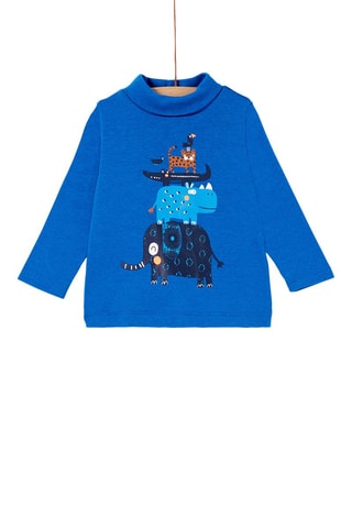 Jersey fino - Azul