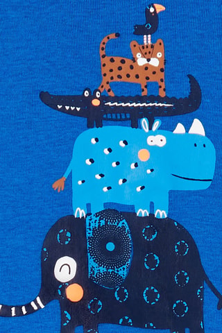 Jersey fino - Azul