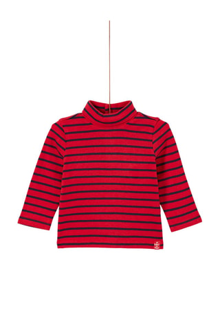 Jersey fino - Rojo y azul marino
