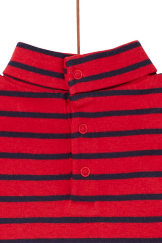 Jersey fino - Rojo y azul marino