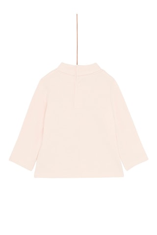Jersey fino de cuello alto para bebé niña - Rosa