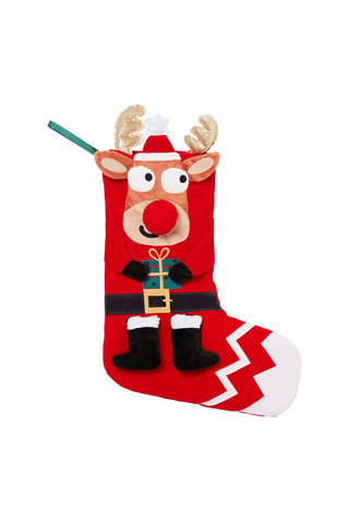 Calcetines de Navidad con dibujos - Rojo