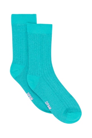 Calcetines de lúrex para niña - Azul