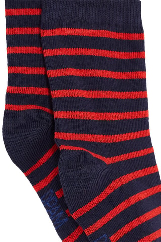 Calcetines con estampado de rayas para bebé niño - Azul