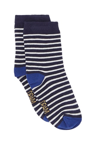 Calcetines con estampado de rayas para bebé niño - Azul
