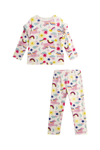 Pijama - Crudo y rosa