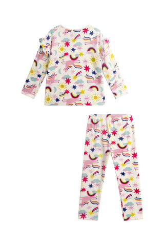 Pijama - Crudo y rosa