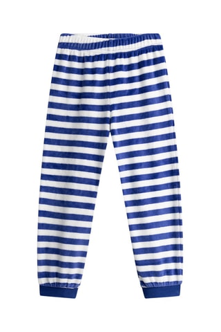 Pijama - Azul marino y crudo