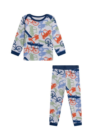 Pijama - Gris claro jaspeado