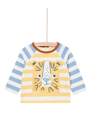 Camiseta - Amarillo y blanco