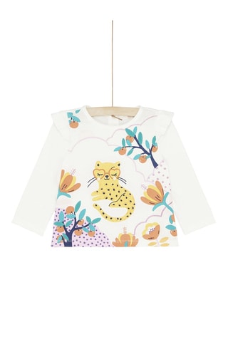 Camiseta de manga larga - Beige