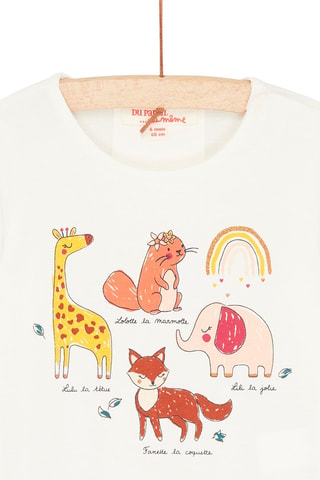 Camiseta de manga larga - Beige