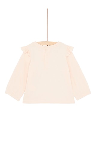 Camiseta con estampado animal y natural para bebé niña - Rosa