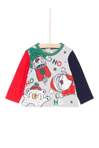 Camiseta de Navidad para bebé niño - Gris