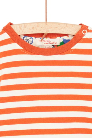 Camiseta reversible para bebé niño - Beige