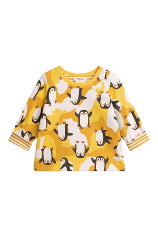 Camiseta reversible - Mostaza y crudo