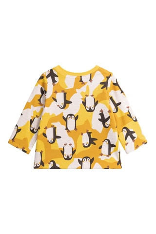 Camiseta reversible - Mostaza y crudo