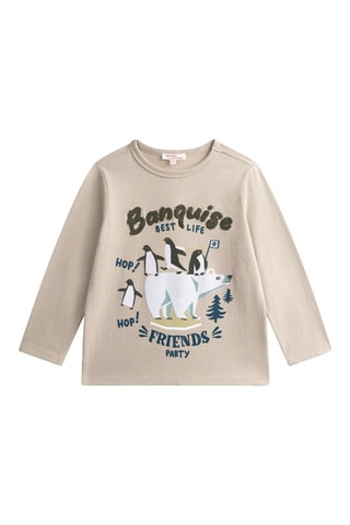 Camiseta - Beige
