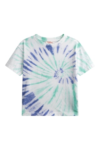 Camiseta tie-dye - Marfil