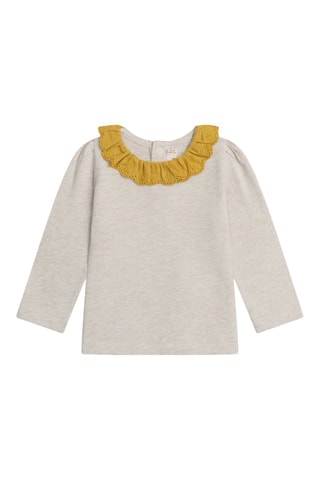Camiseta - Beige jaspeado