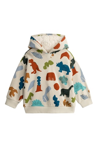 Sudadera con capucha - Crudo