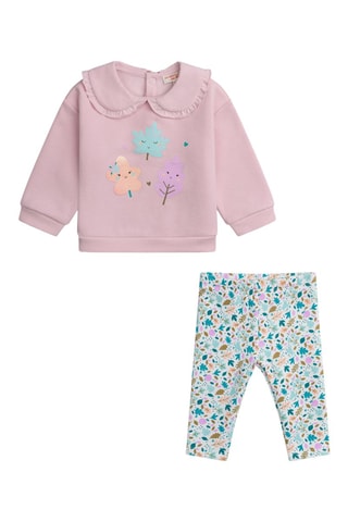 Sudadera y leggings - Rosa