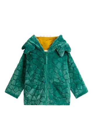 Sudadera con capucha de pijama - Verde oscuro