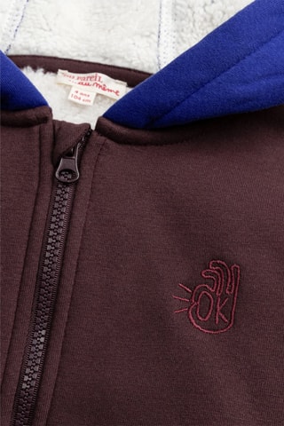 Sudadera con capucha - Burdeos