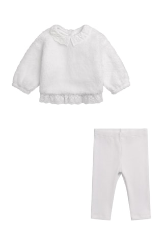 Sudadera y leggings - Blanco