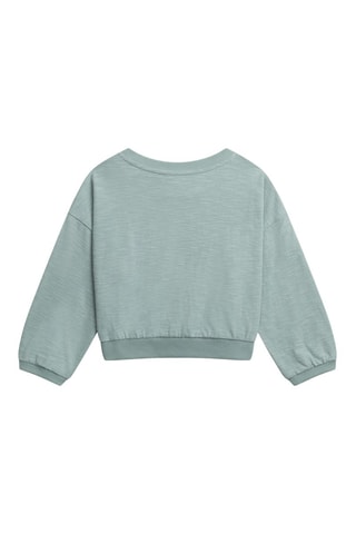 Sudadera - Verde claro jaspeado