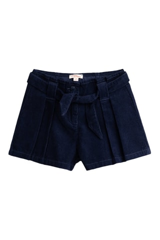 Short de pana - Azul marino