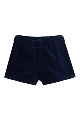 Short de pana - Azul marino