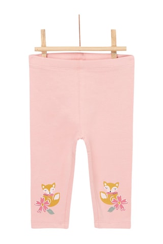 Túnica y leggings - Crudo y rosa