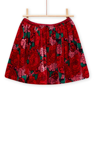 Falda - Rojo y burdeos