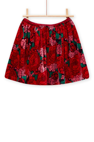 Falda - Rojo y burdeos