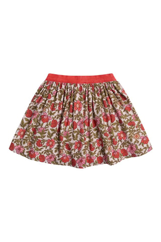 Falda reversible - Blanco y rosa