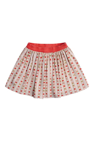 Falda reversible - Blanco y rosa