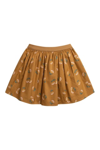 Falda reversible - Camel