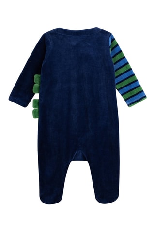 Pelele de terciopelo - Azul oscuro